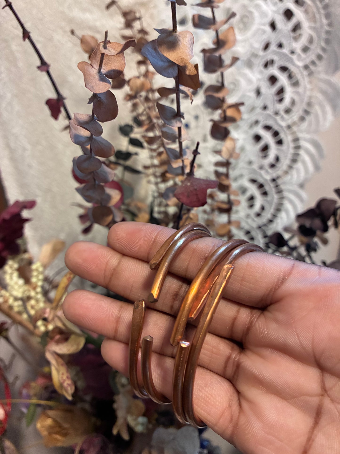 Copper Bracelet Set