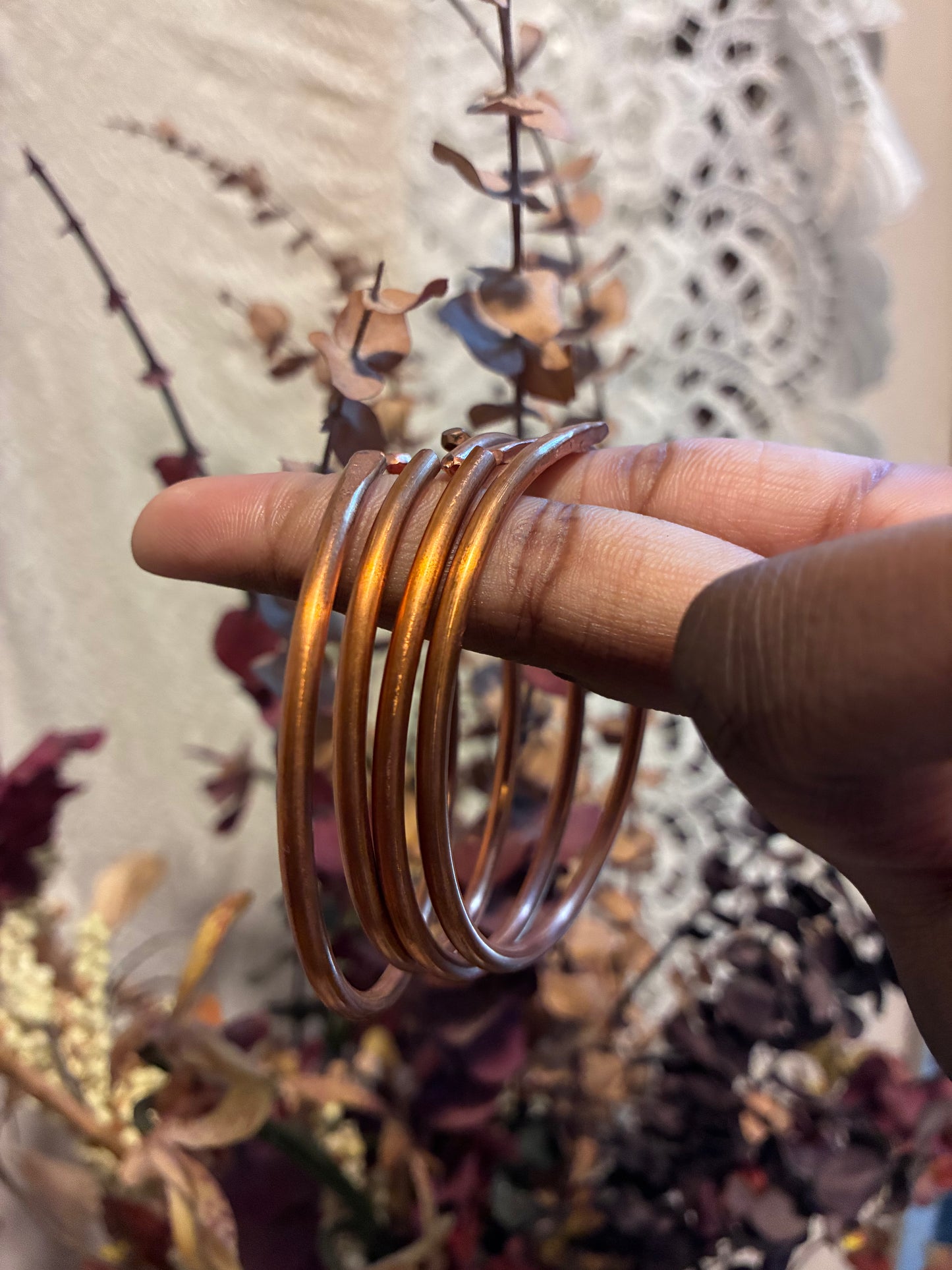 Copper Bracelet Set